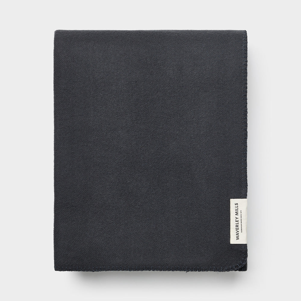 Comfort Queen Blanket In Charcoal - Image 3