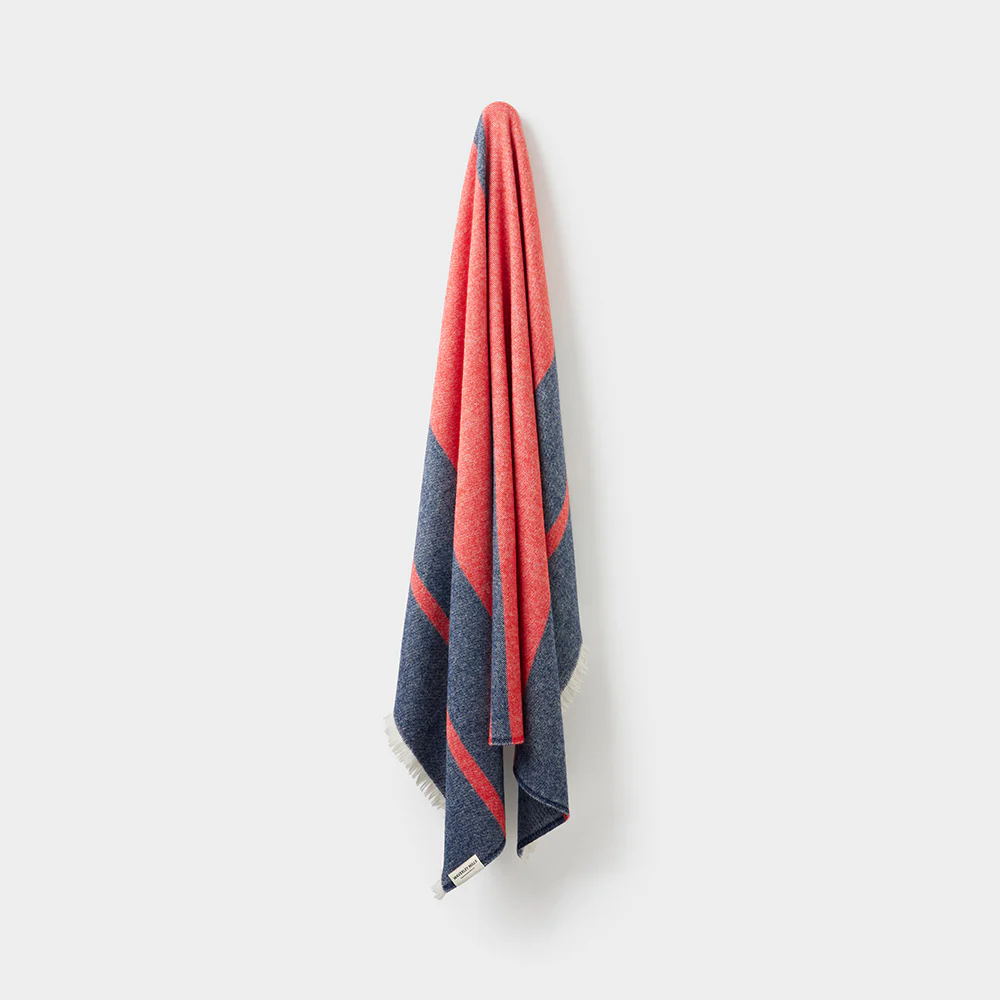 Supporter Throw in Navy & Red - Image 3