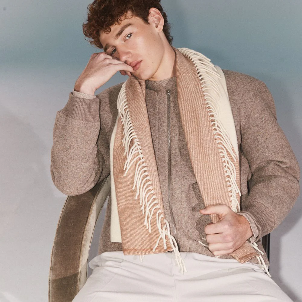 The Field Wrap by Genevieve Smart in Prime Crema - Image 5